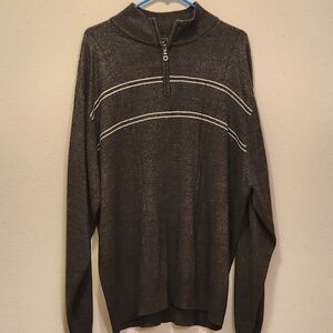 Dark Gray "Dockers Quarter Zip"